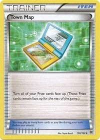 Image for Town Map (150/162) (BKT) - Pokemon