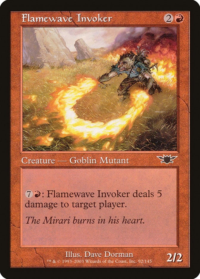 Image for Flamewave Invoker (92) (Legions) - Magic: The Gathering