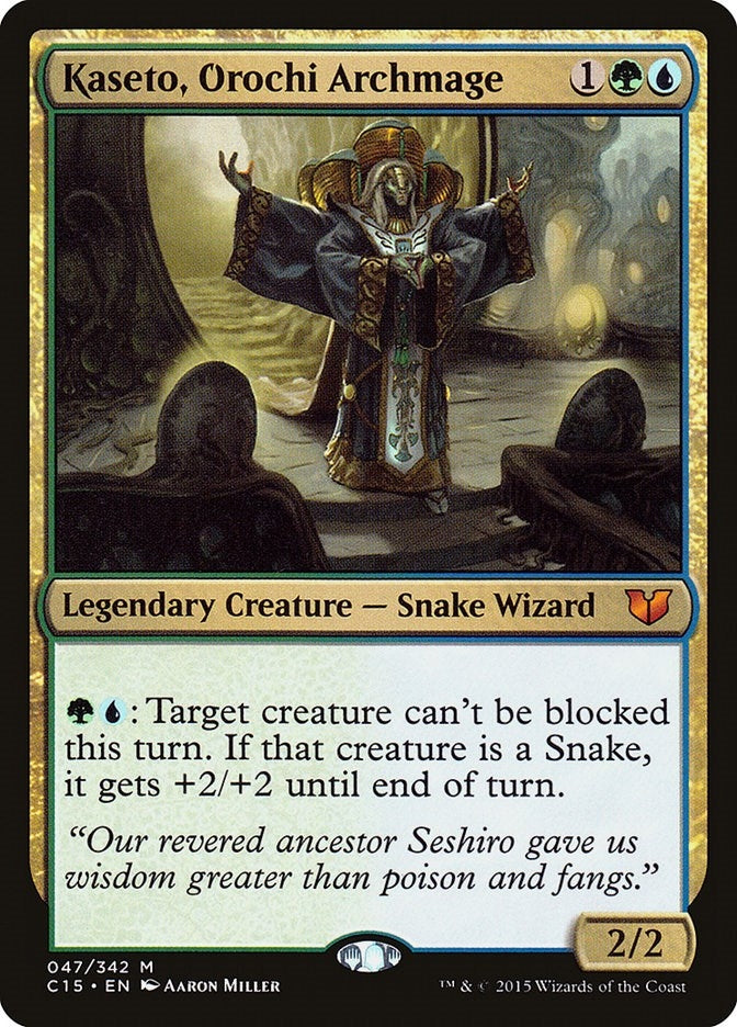 Image for Kaseto, Orochi Archmage (47) (Commander 2015) - Magic: The Gathering