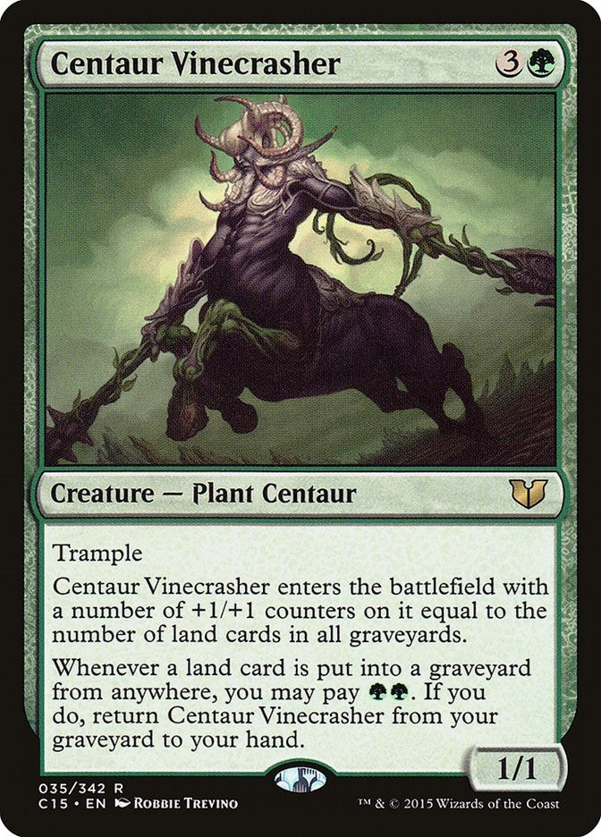 Image for Centaur Vinecrasher (35) (Commander 2015) - Magic: The Gathering