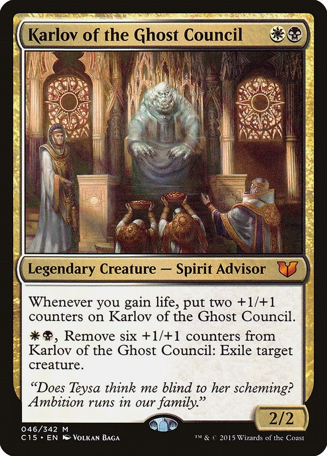 Image for Karlov of the Ghost Council (46) (Commander 2015) - Magic: The Gathering
