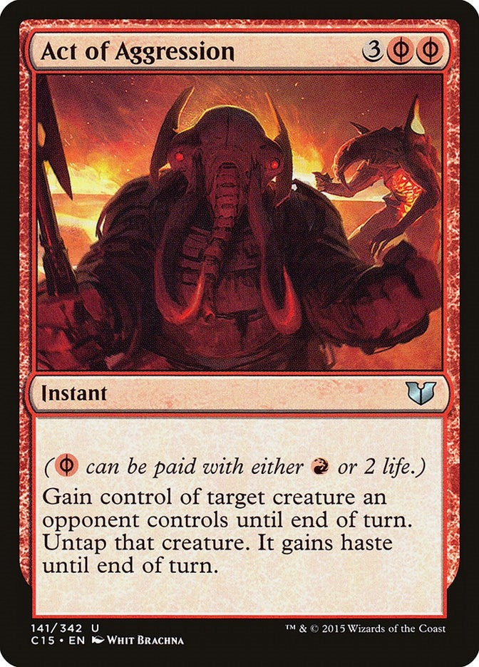 Image for Act of Aggression (141) (Commander 2015) - Magic: The Gathering