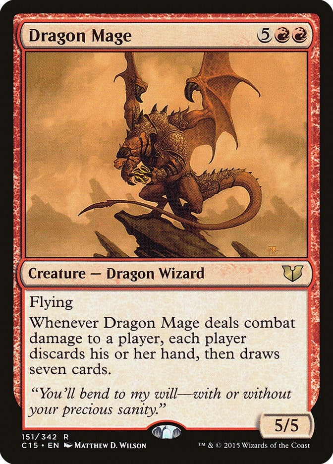 Image for Dragon Mage (151) (Commander 2015) - Magic: The Gathering