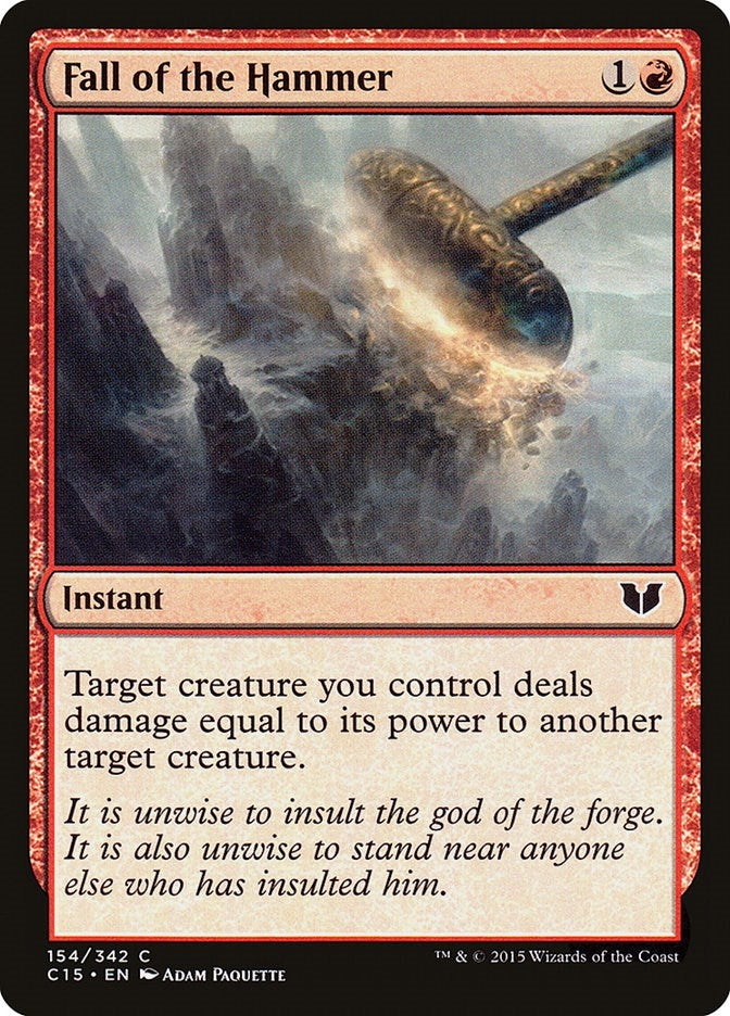 Image for Fall of the Hammer (154) (Commander 2015) - Magic: The Gathering