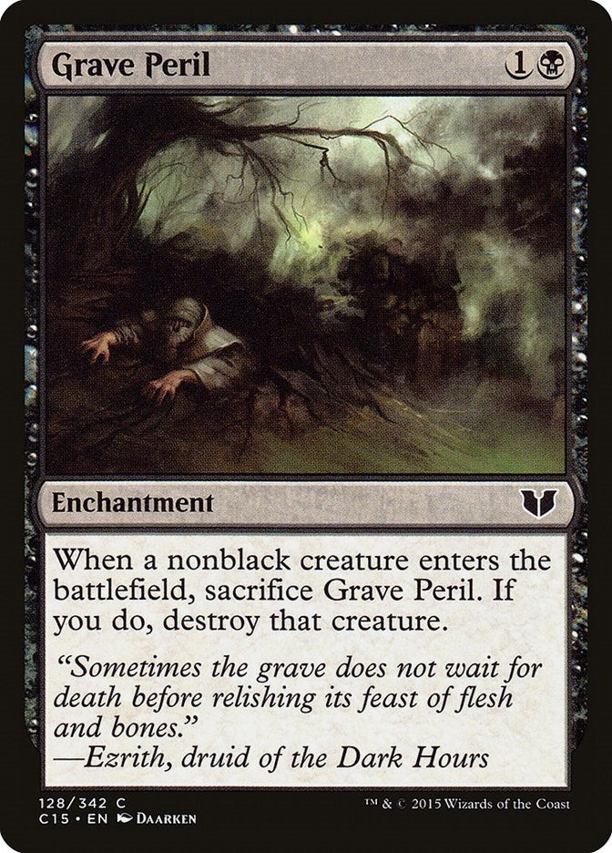 Image for Grave Peril (128) (Commander 2015) - Magic: The Gathering