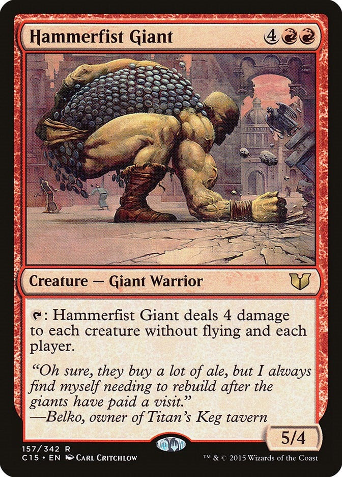 Image for Hammerfist Giant (157) (Commander 2015) - Magic: The Gathering