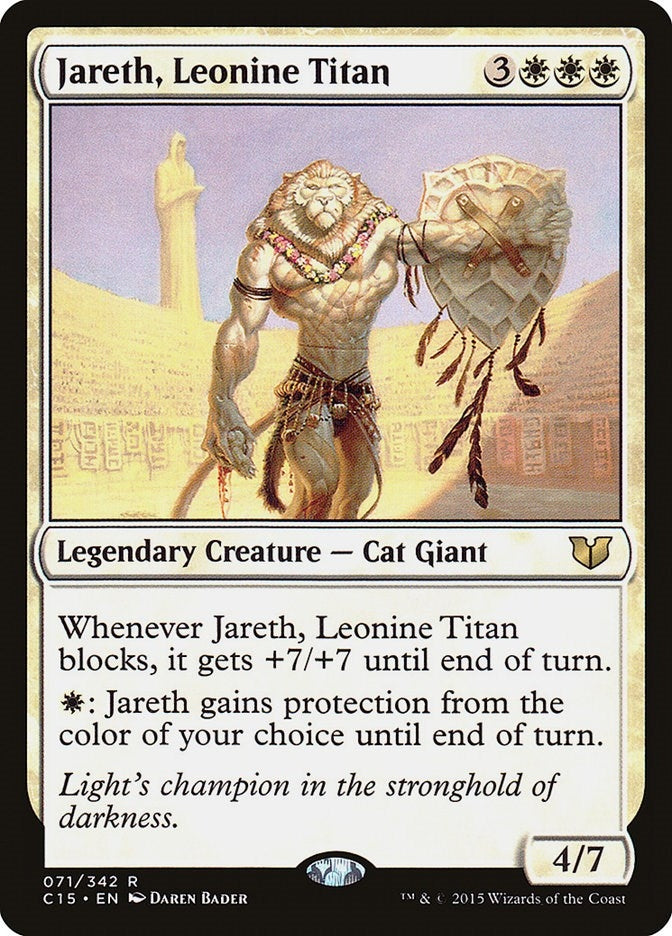 Image for Jareth, Leonine Titan (71) (Commander 2015) - Magic: The Gathering
