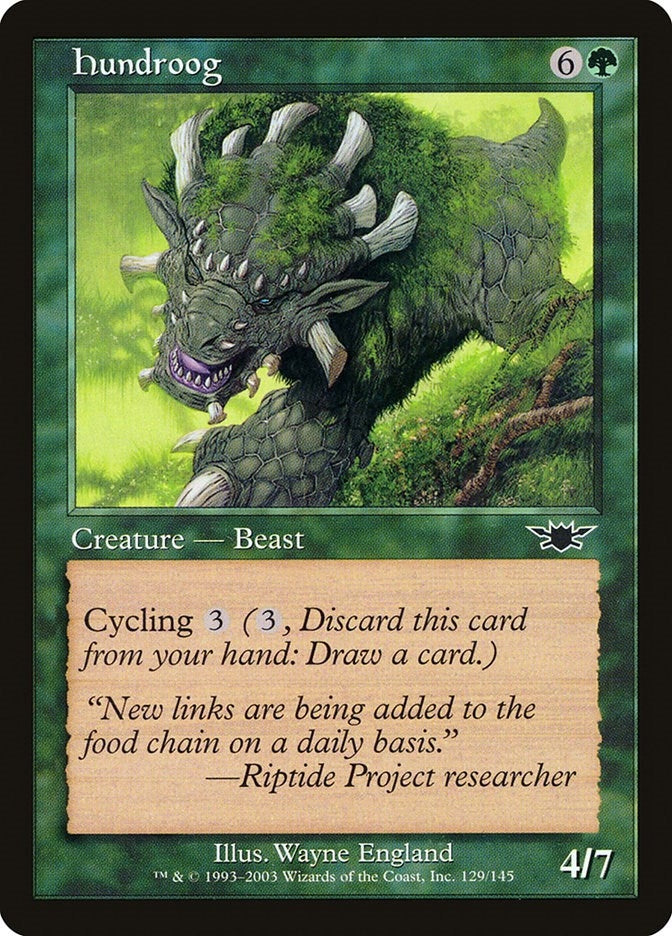 Image for Hundroog (129) (Legions) - Magic: The Gathering