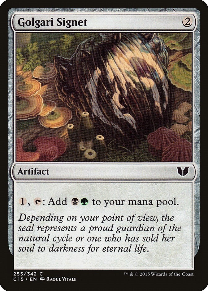 Image for Golgari Signet (255) (Commander 2015) - Magic: The Gathering