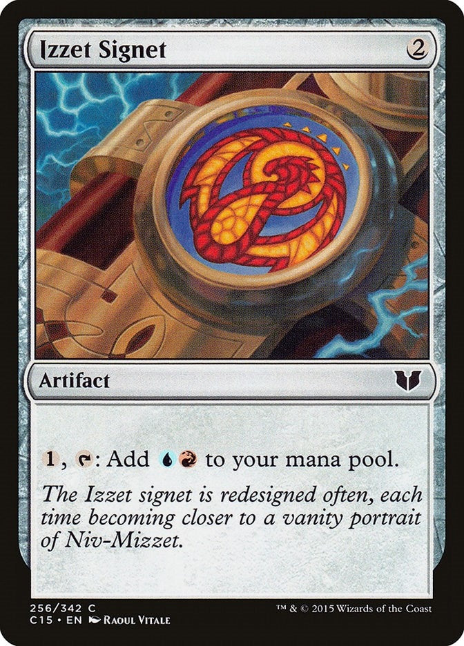 Image for Izzet Signet (256) (Commander 2015) - Magic: The Gathering