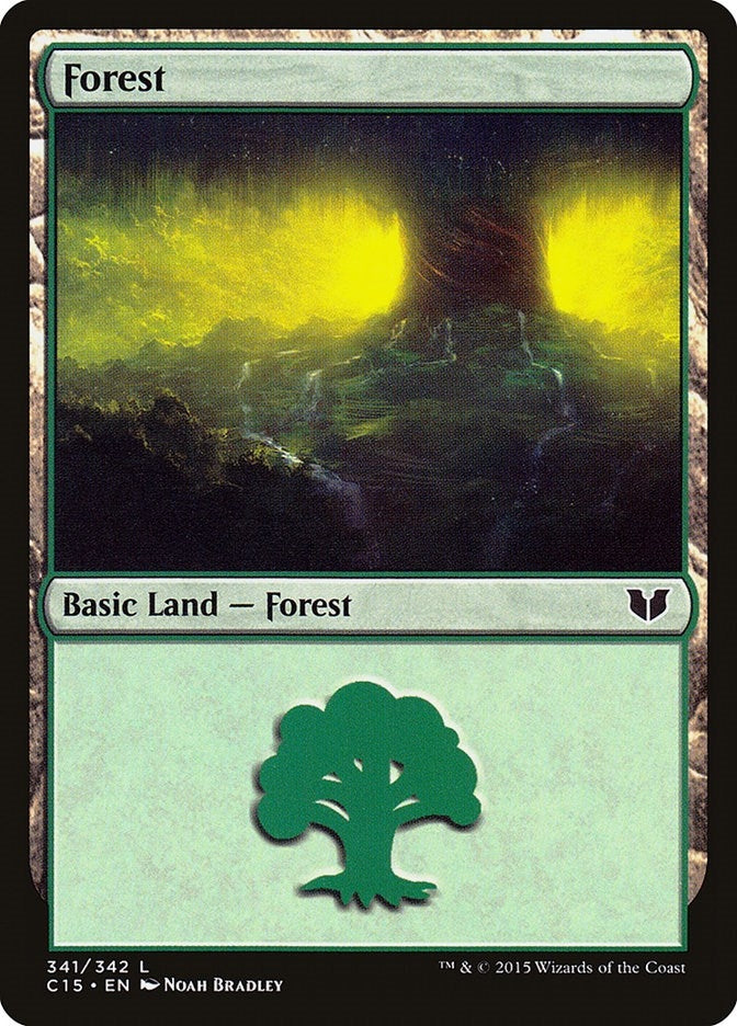 Image for Forest (341) (341) (Commander 2015) - Magic: The Gathering