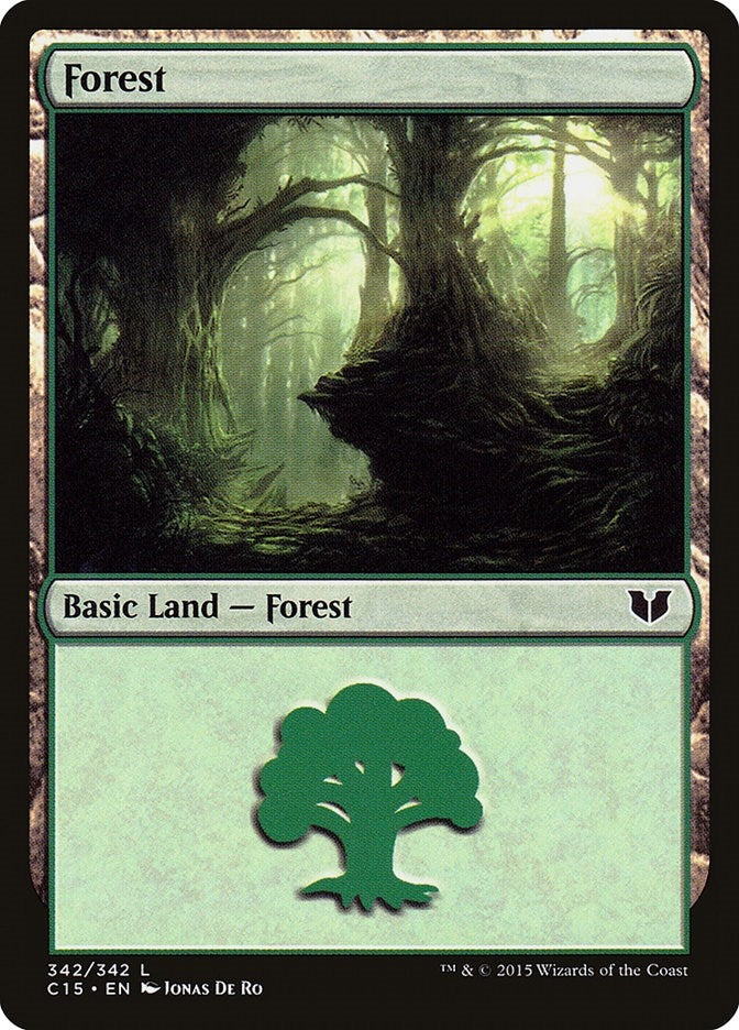 Image for Forest (342) (342) (Commander 2015) - Magic: The Gathering