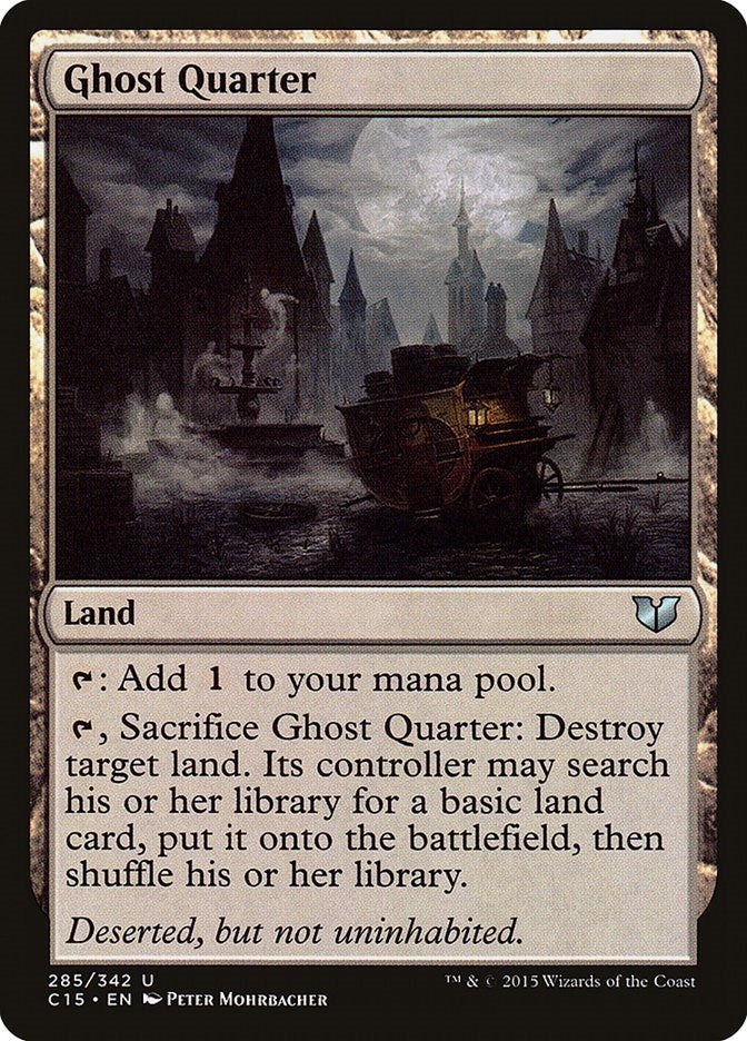 Image for Ghost Quarter (285) (Commander 2015) - Magic: The Gathering
