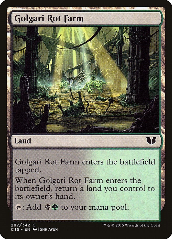 Image for Golgari Rot Farm (287) (Commander 2015) - Magic: The Gathering