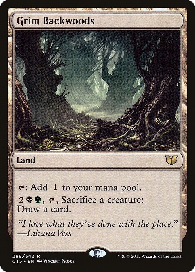 Image for Grim Backwoods (288) (Commander 2015) - Magic: The Gathering