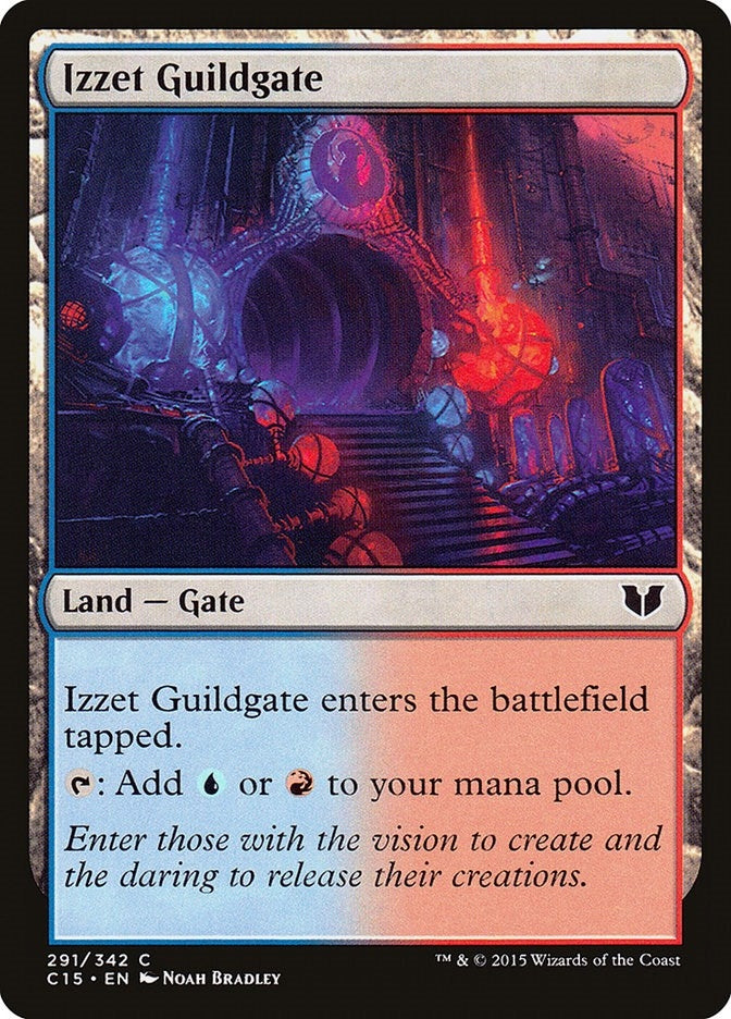 Image for Izzet Guildgate (291) (Commander 2015) - Magic: The Gathering