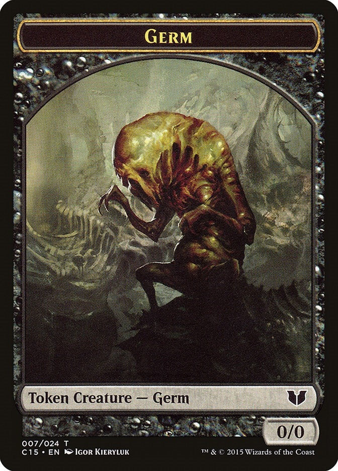 Image for Germ // Zombie Double-Sided Token (7 // 8) (Commander 2015) - Magic: The Gathering
