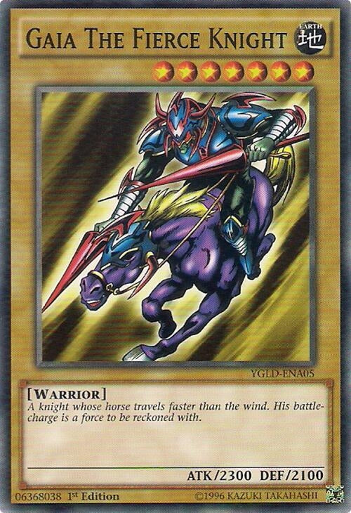 Image for Gaia The Fierce Knight (YGLD-ENA05) (King of Games: Yugi's Legendary Decks) - YuGiOh