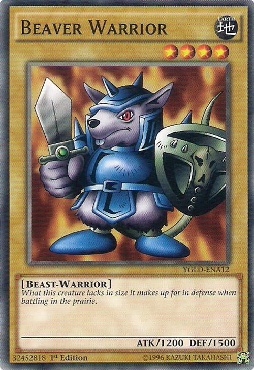 Image for Beaver Warrior (YGLD-ENA12) (YGLD) - YuGiOh