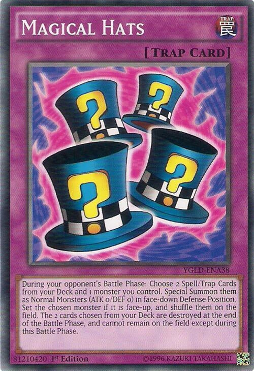 Image for Magical Hats (A) (YGLD-ENA38) (YGLD) - YuGiOh