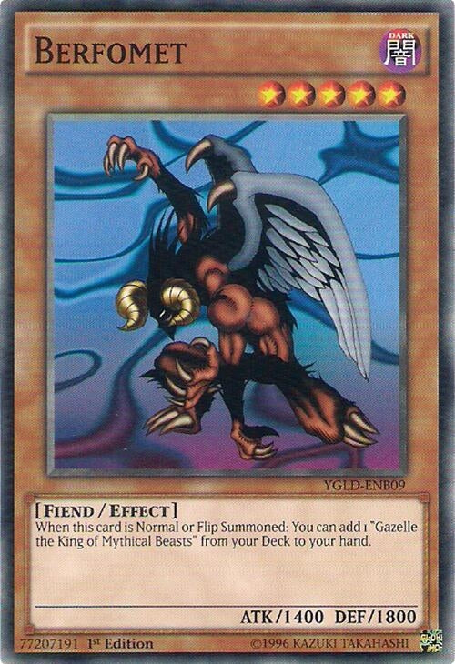 Image for Berfomet (YGLD-ENB09) (YGLD) - YuGiOh