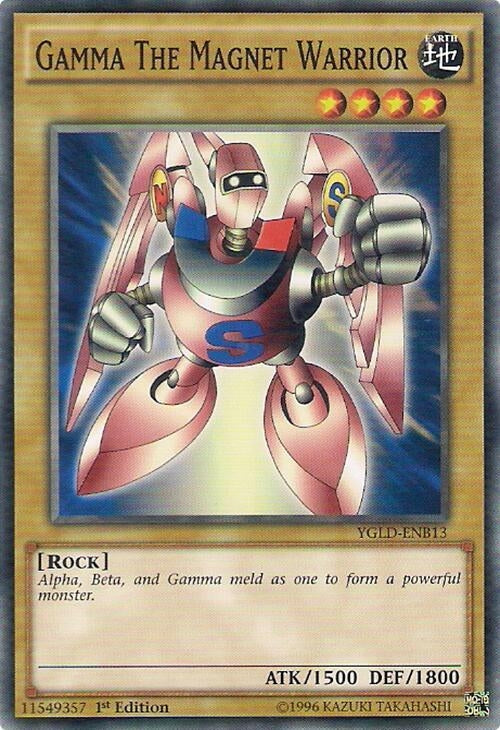 Image for Gamma The Magnet Warrior (YGLD-ENB13) (King of Games: Yugi's Legendary Decks) - YuGiOh