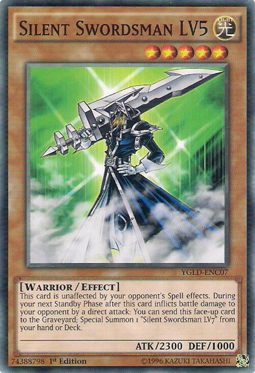 Image for Silent Swordsman LV5 (YGLD-ENC07) (YGLD) - YuGiOh