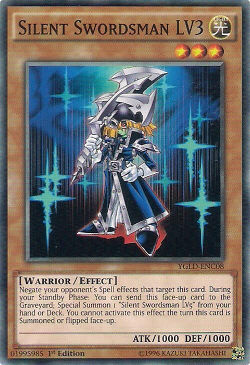 Image for Silent Swordsman LV3 (YGLD-ENC08) (YGLD) - YuGiOh