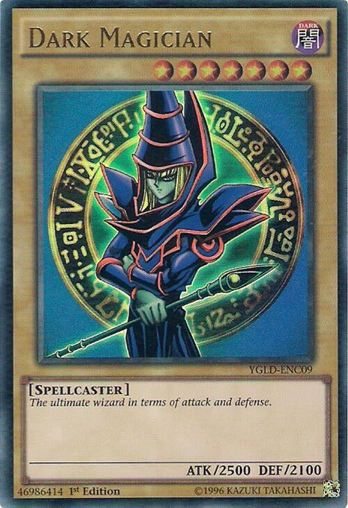 Image for Dark Magician (C) (YGLD-ENC09) (King of Games: Yugi's Legendary Decks) - YuGiOh