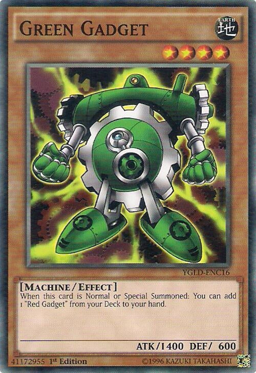 Image for Green Gadget (YGLD-ENC16) (King of Games: Yugi's Legendary Decks) - YuGiOh