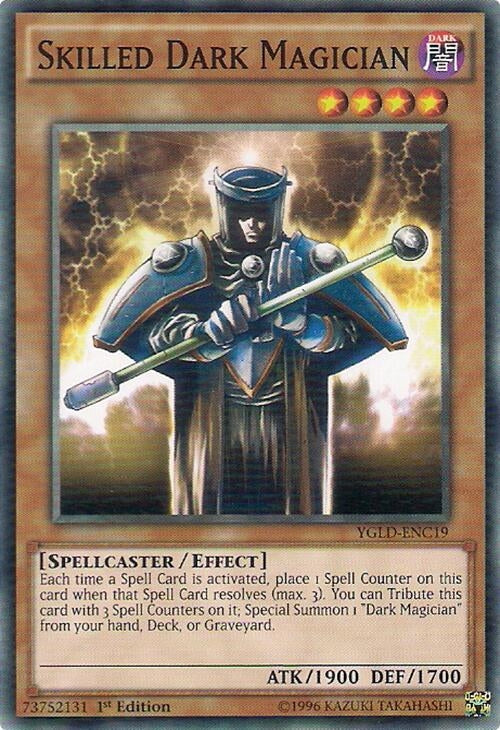 Image for Skilled Dark Magician (YGLD-ENC19) (YGLD) - YuGiOh