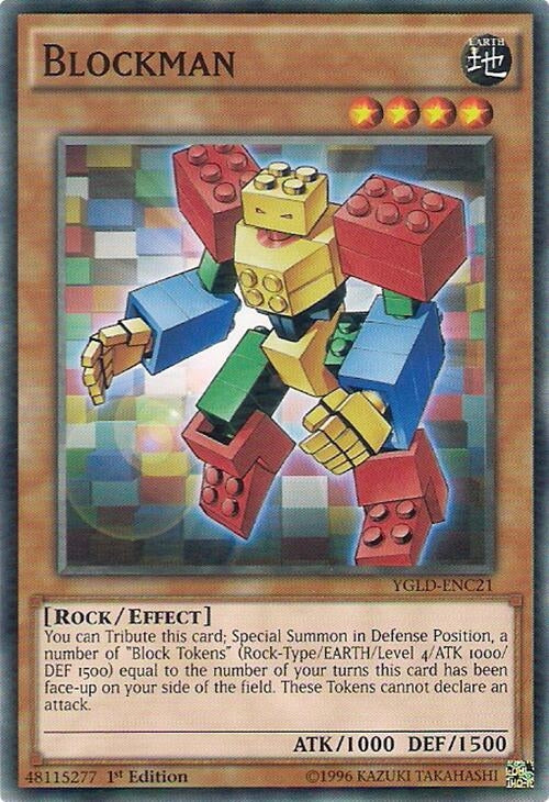 Image for Blockman (YGLD-ENC21) (YGLD) - YuGiOh