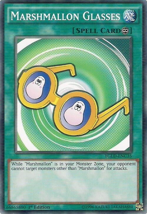 Image for Marshmallon Glasses (YGLD-ENC35) (YGLD) - YuGiOh