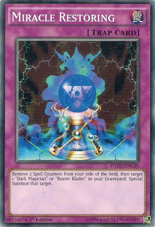Image for Miracle Restoring (YGLD-ENC40) (King of Games: Yugi's Legendary Decks) - YuGiOh