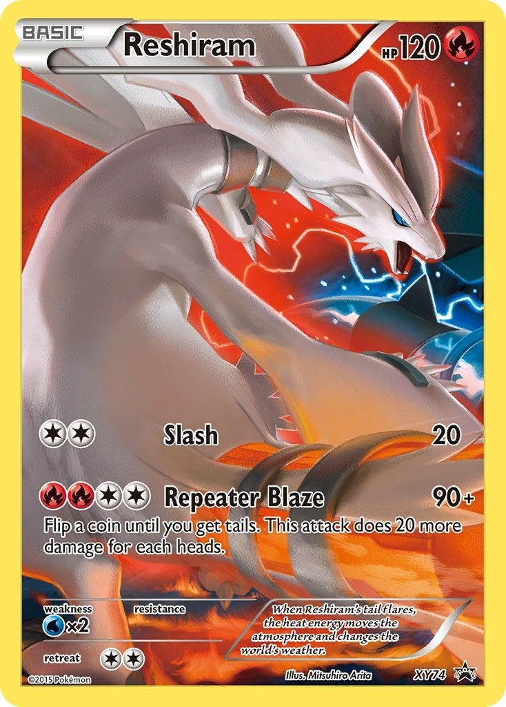 Image for Reshiram (Full Art Promo) (XY74) (PR) - Pokemon