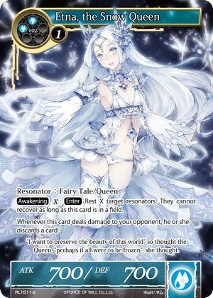 Image for Etna, the Snow Queen (RL1511-2) (Promo Cards) - Force of Will