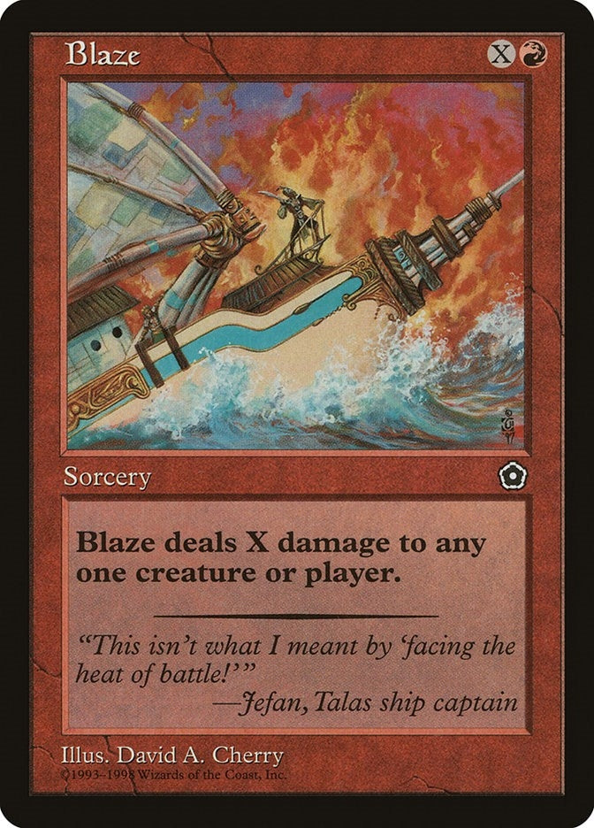 Image for Blaze (Portal Second Age) - Magic: The Gathering