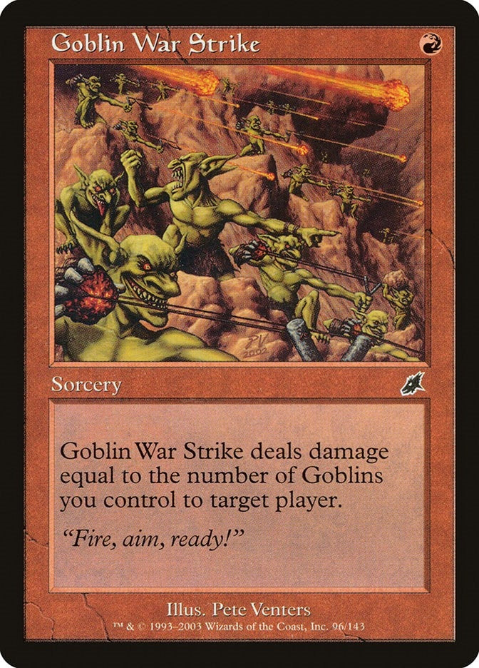 Image for Goblin War Strike (96) (Scourge) - Magic: The Gathering