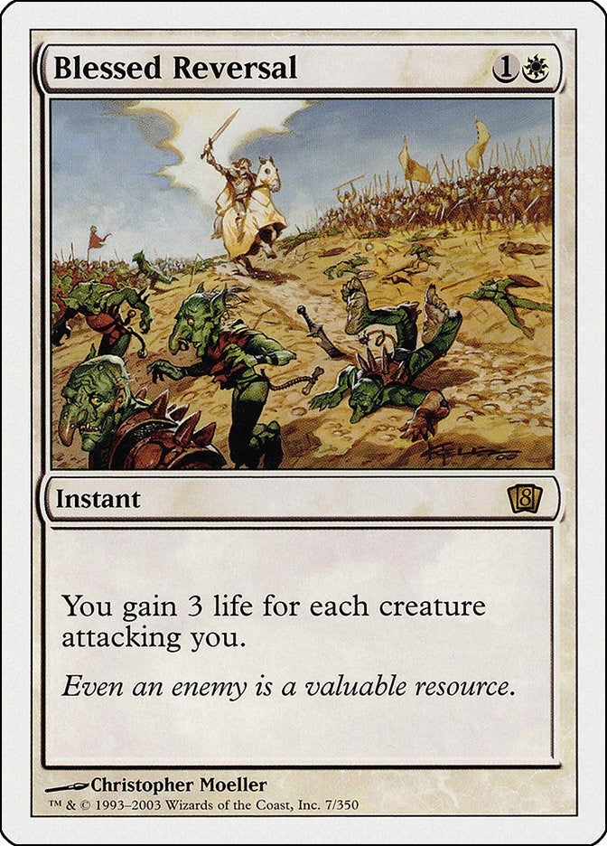 Image for Blessed Reversal (7) (8th Edition) - Magic: The Gathering