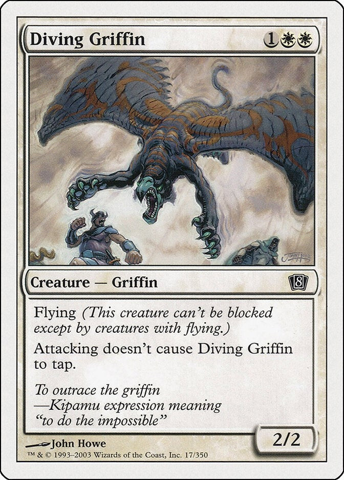 Image for Diving Griffin (17) (8th Edition) - Magic: The Gathering