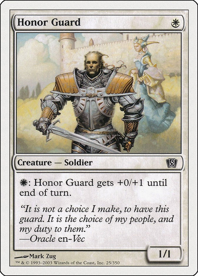 Image for Honor Guard (25) (8th Edition) - Magic: The Gathering