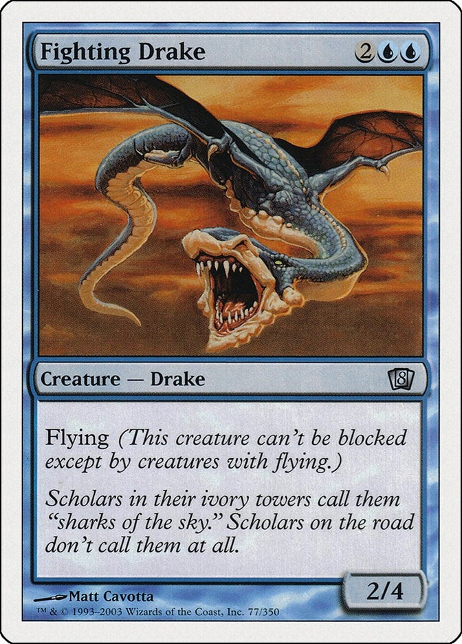 Image for Fighting Drake (77) (8th Edition) - Magic: The Gathering