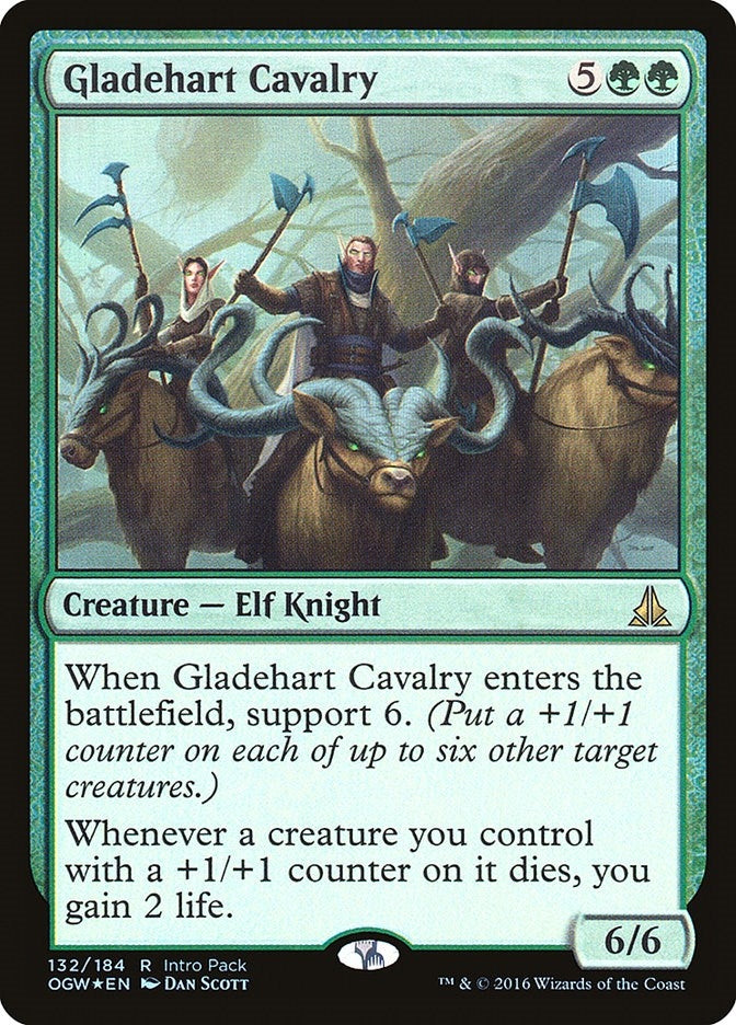Image for Gladehart Cavalry (132) (Unique and Miscellaneous Promos) - Magic: The Gathering