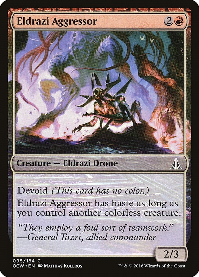 Image for Eldrazi Aggressor (95) (Oath of the Gatewatch) - Magic: The Gathering