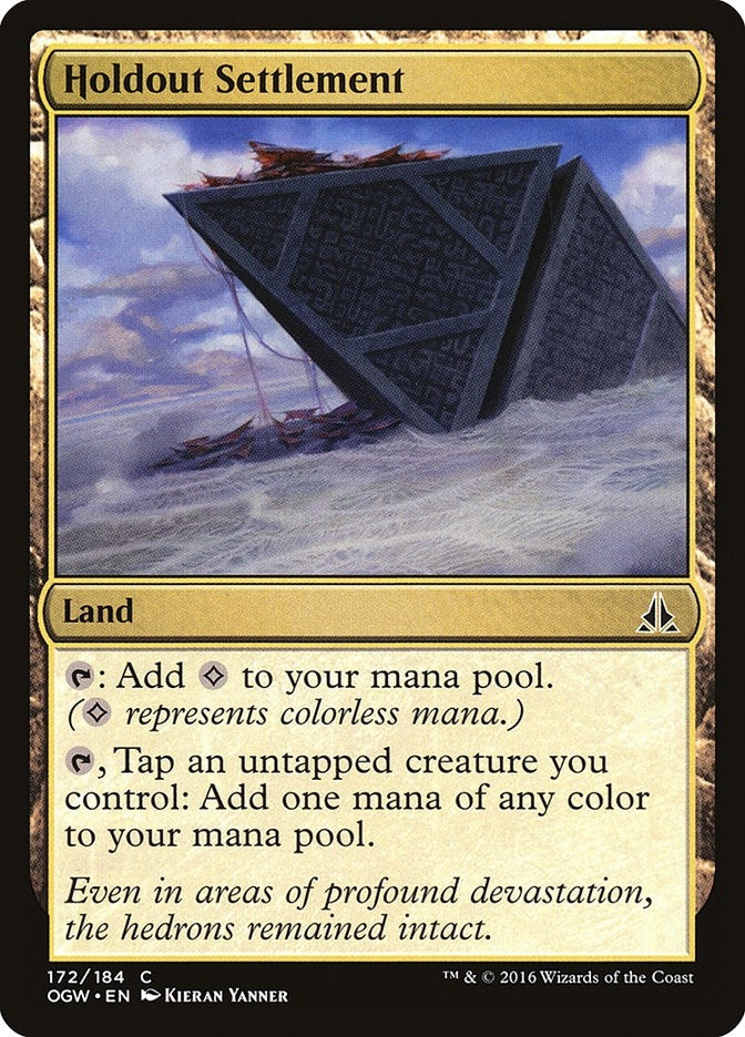 Image for Holdout Settlement (172) (Oath of the Gatewatch) - Magic: The Gathering