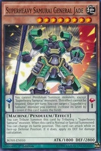Image for Superheavy Samurai General Jade (BOSH-EN010) (BOSH) - YuGiOh