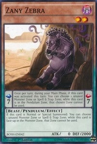 Image for Zany Zebra (BOSH-EN042) (BOSH) - YuGiOh