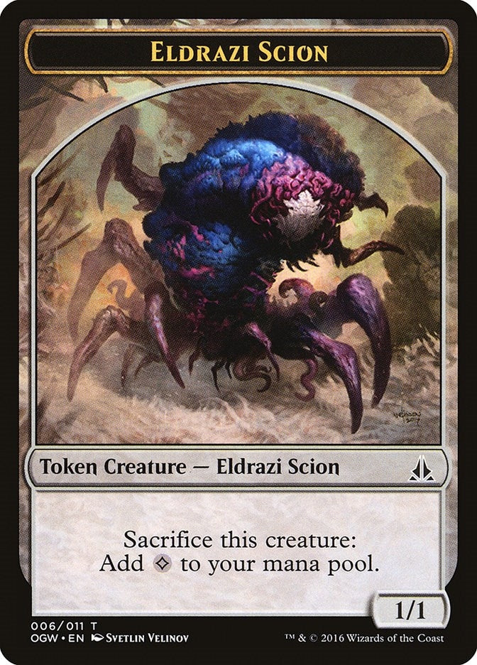 Image for Eldrazi Scion Token (006) (6) (Oath of the Gatewatch) - Magic: The Gathering