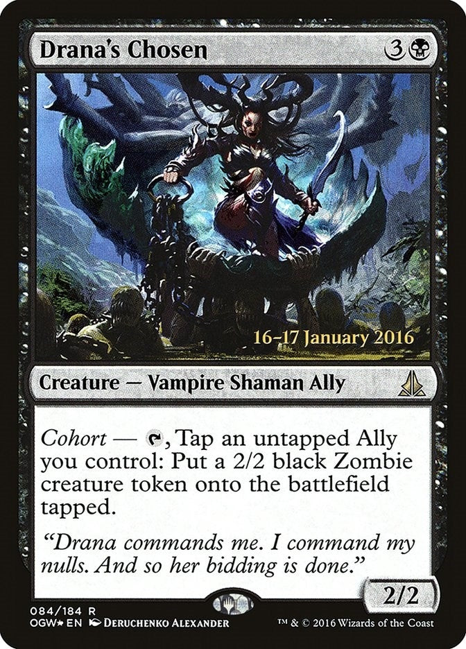 Image for Drana's Chosen (84) (Prerelease Cards) - Magic: The Gathering