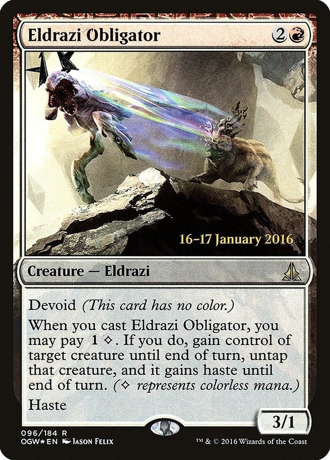 Image for Eldrazi Obligator (96) (Prerelease Cards) - Magic: The Gathering